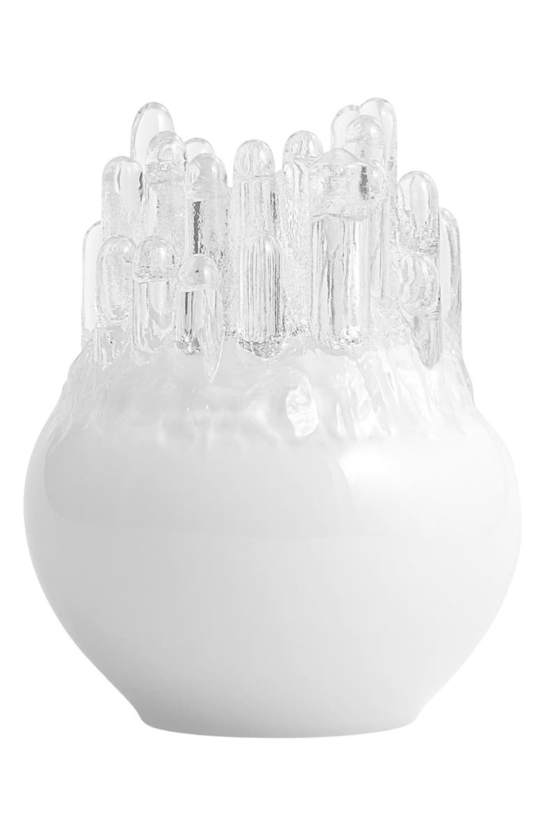 Kosta Boda Polar Small Candleholder, Main, color, White