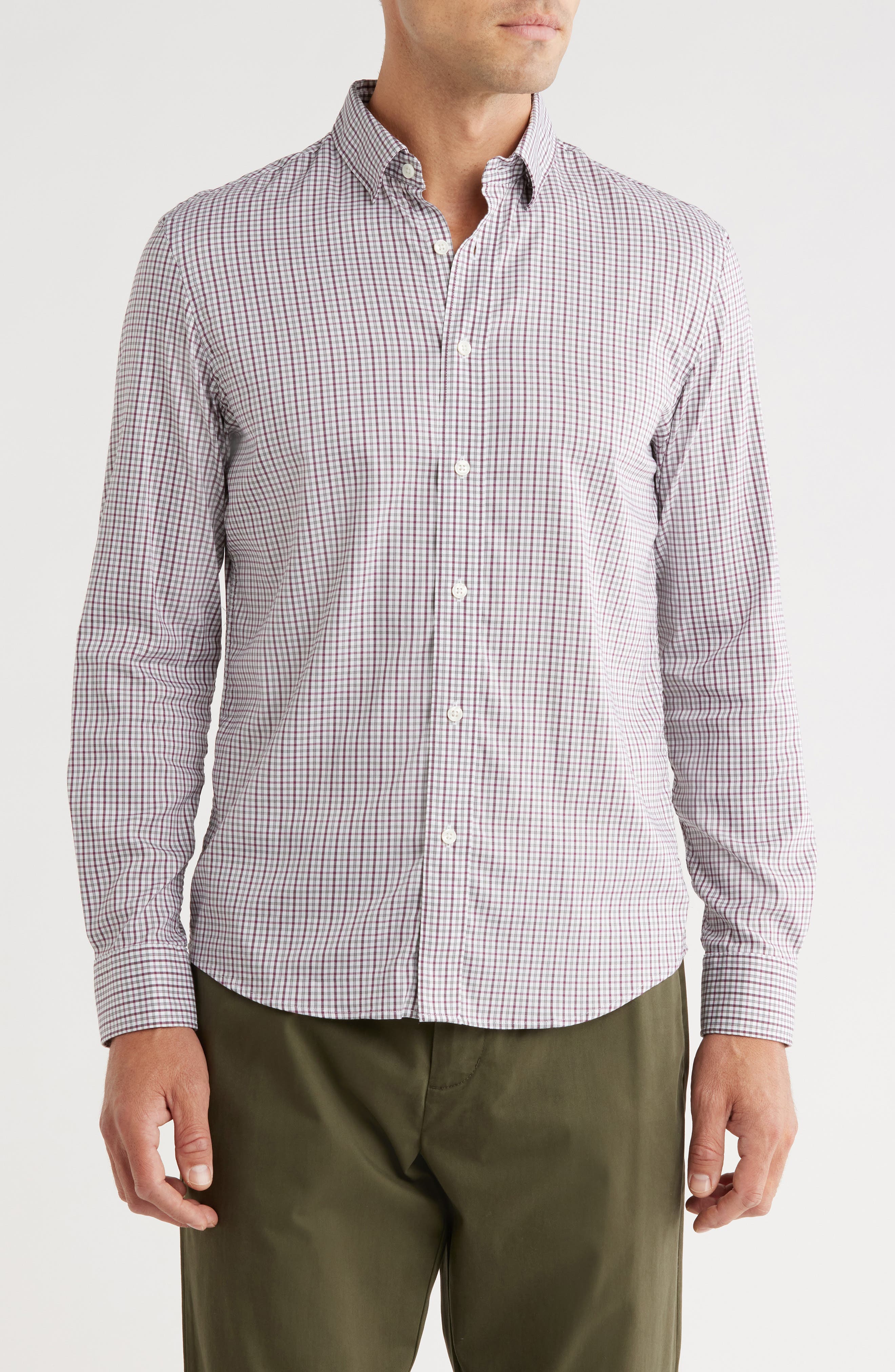 Faherty The Movement Plaid Button-Up Shirt
