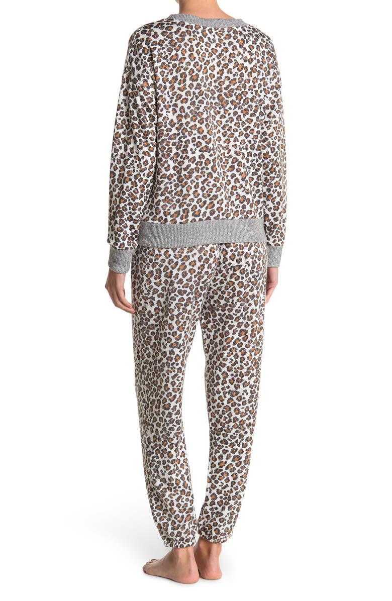 Splendid Printed Top & Joggers 2-Piece Pajama Set, Alternate, color, 