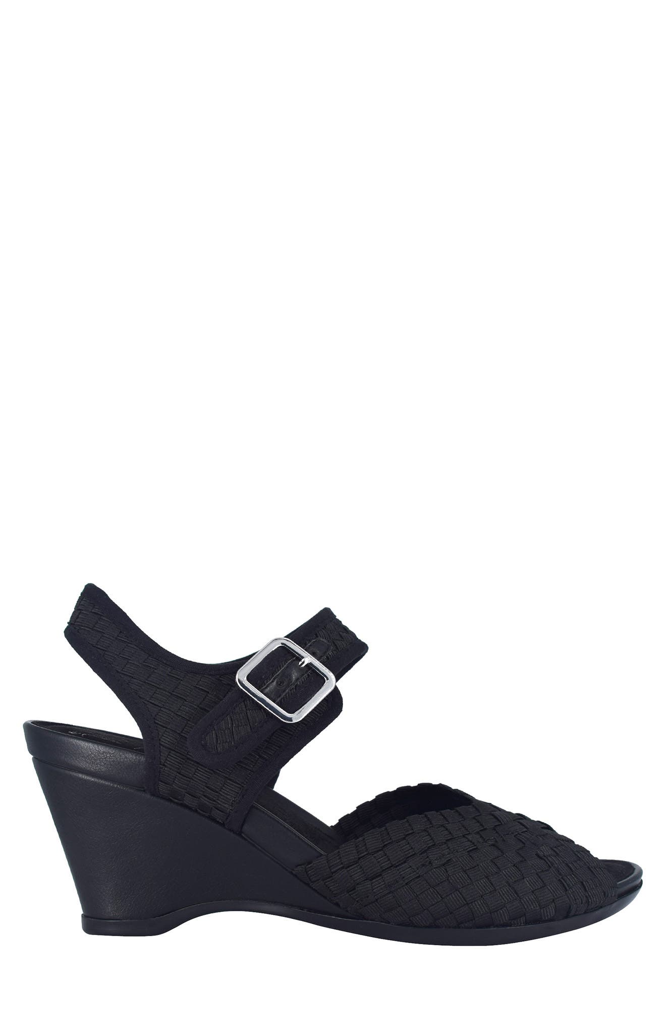 Impo Varla Woven Stretch Wedge Sandal, Alternate, color, 