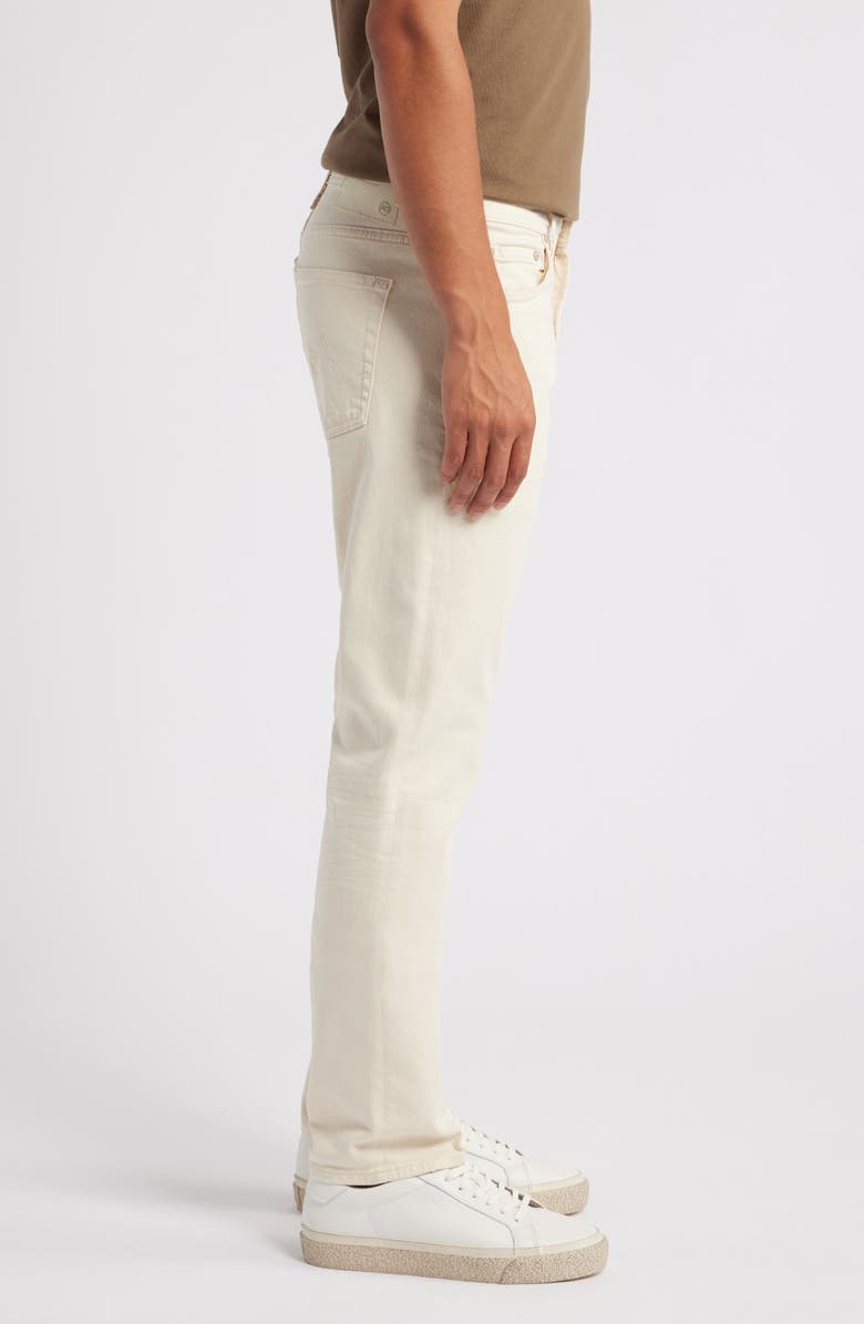 AG Everett Slim Straight Leg Jeans, Alternate, color, 1 Year Ivory Cream