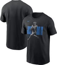 Nike Men's Nike Jahmyr Gibbs Black Detroit Lions Just Do It T-Shirt