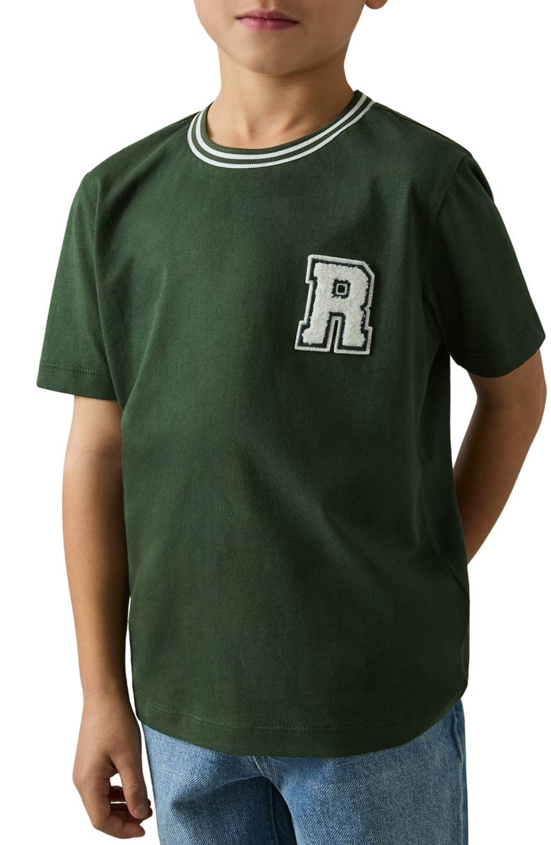 Reiss Kids' Palmer Jr. Appliqué Cotton T-Shirt, Alternate, color, 