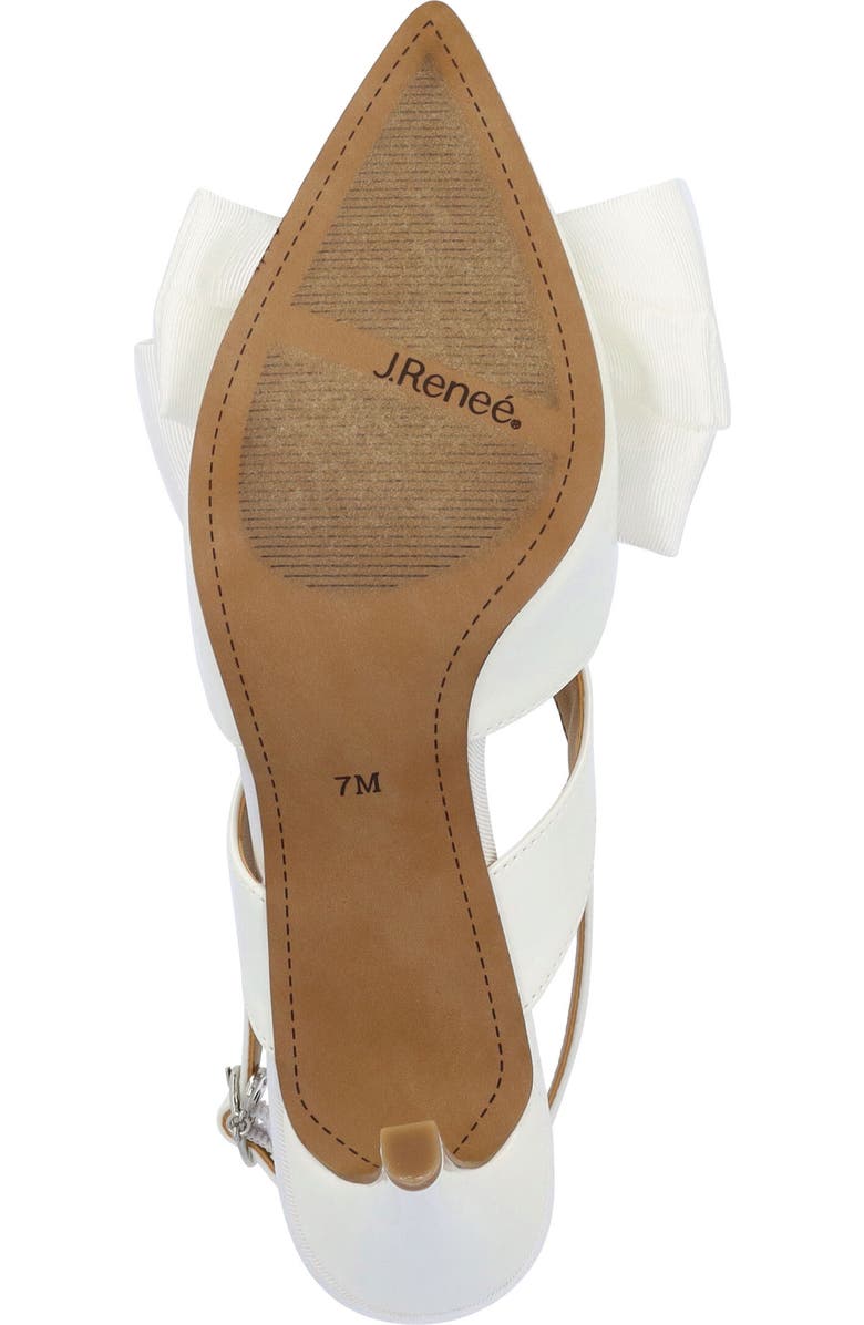 J. Reneé Morigen Slingback Pump, Alternate, color, White