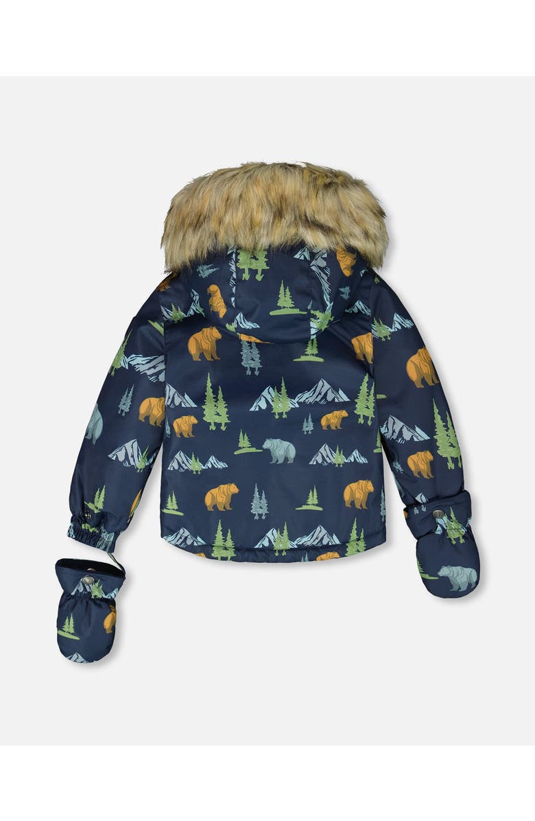 Deux par Deux Two-Piece Play Snowsuit, Alternate, color, Blue Gray