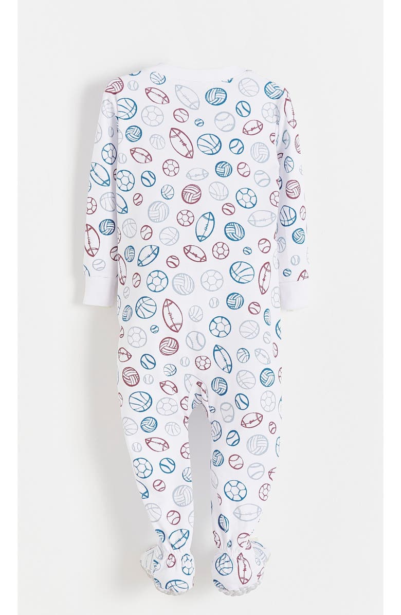 Babycottons Bouncy Snug Zip Footed Pajama for Infant, Alternate, color, Full-Print