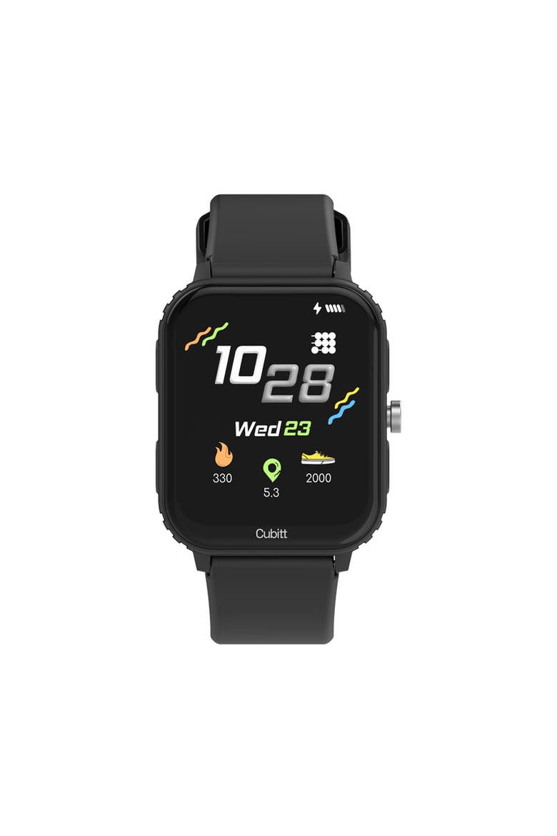 Teens Smart Watch Fitness Tracker, Main, color, Black