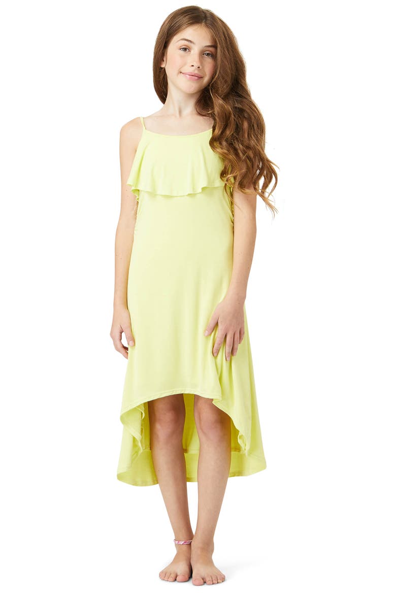 Habitual Kids' High/Low Cover-Up Dress, Main, color, 