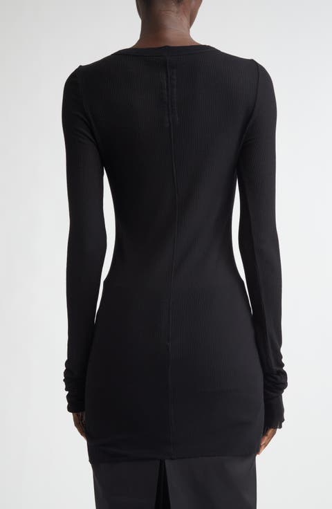 Rib Long Sleeve T-Shirt