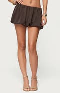 EDIKTED Dorah Low Rise Bubble Hem Miniskirt