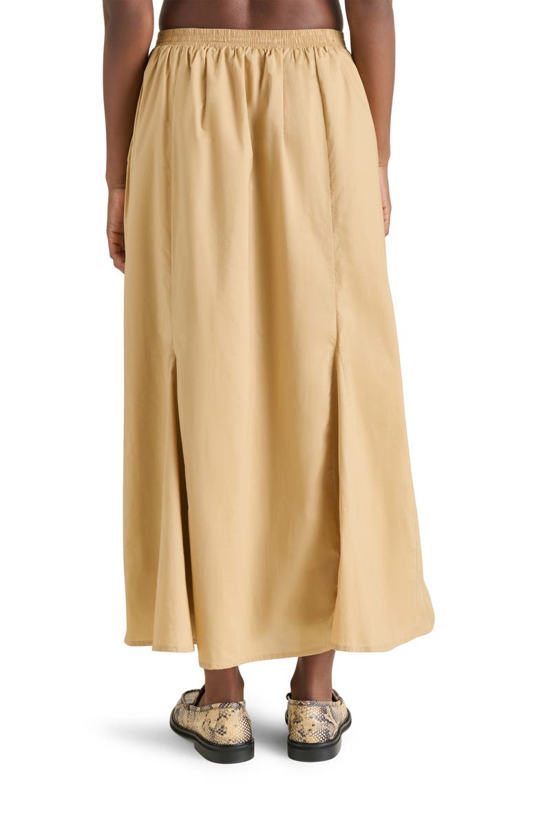 Steve Madden Karina Godet Maxi Skirt, Alternate, color, Khaki