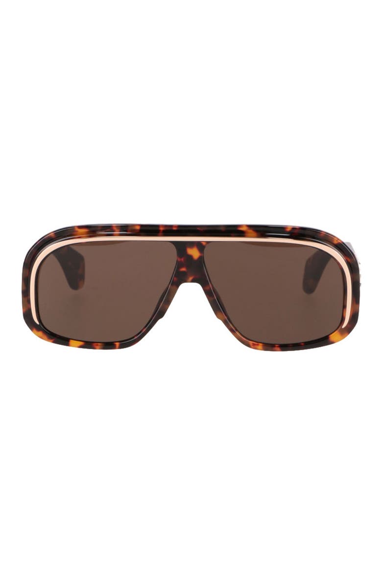 Reedley Shield Sunglasses, Main, color, HAVANA BROWN