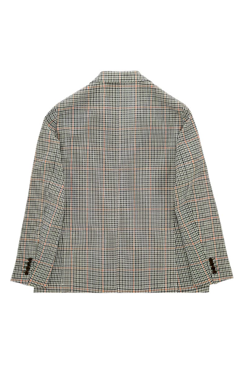 Fortela Classic Wool Check Blazer, Alternate, color, Green