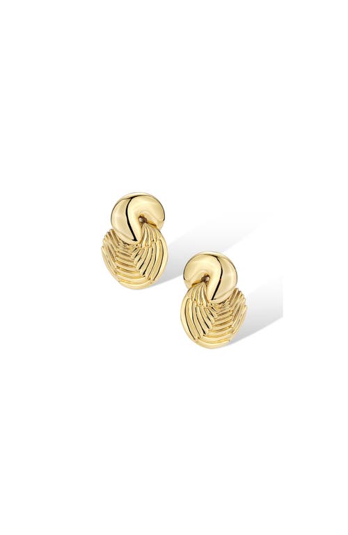 Rc Retro Chic Horus Wing Earrings In Gold