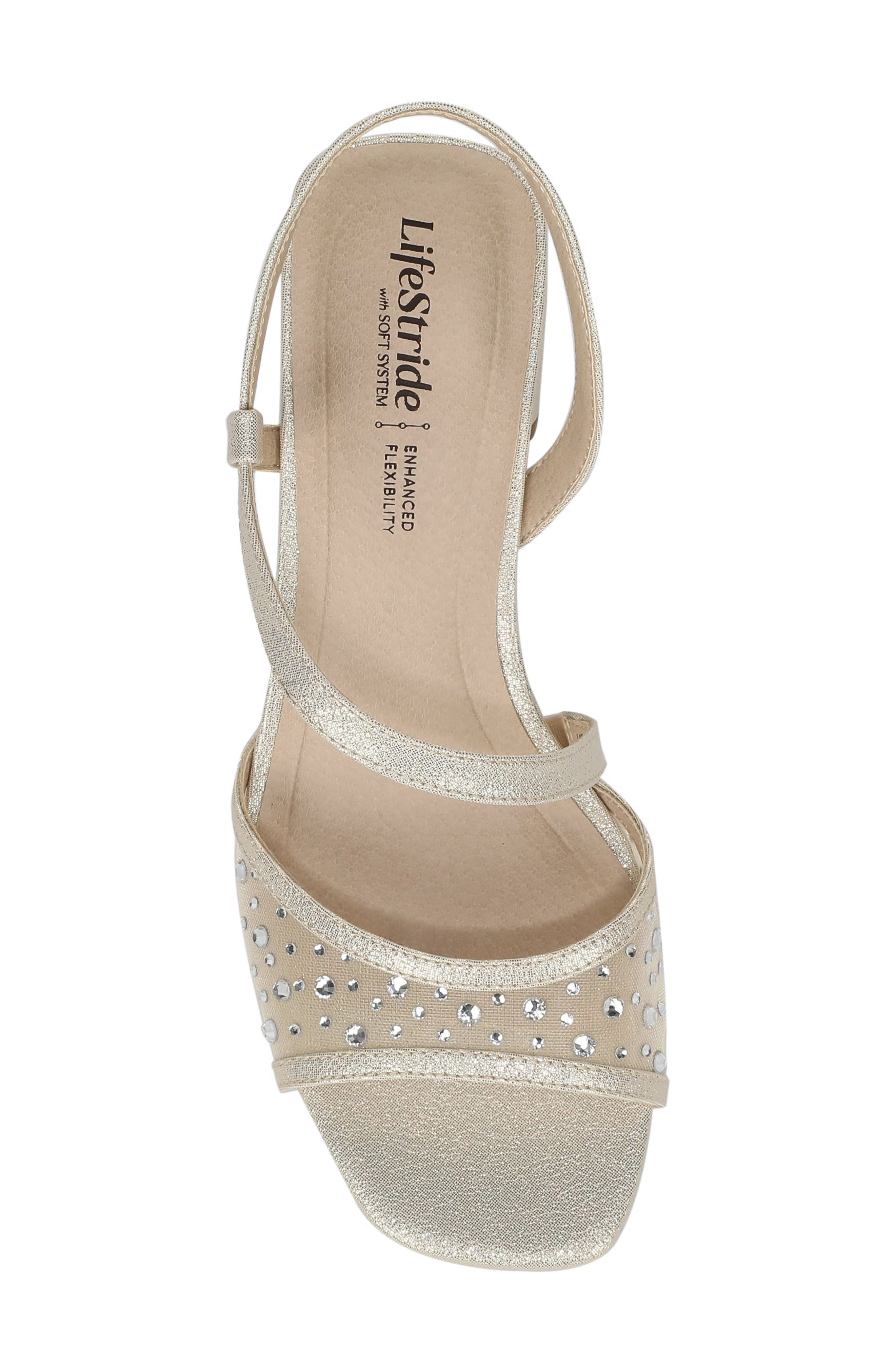 Cheyenne Slingback Sandal, Alternate, color, PLATINO GOLD