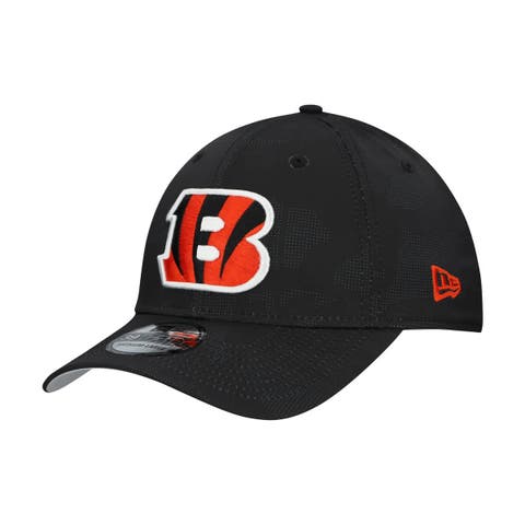 Men's New Era  Black Cincinnati Bengals Tonal Camo 39THIRTY Stretch Fit Hat
