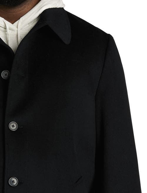 Michael Kors Kurt Overcoat In Black