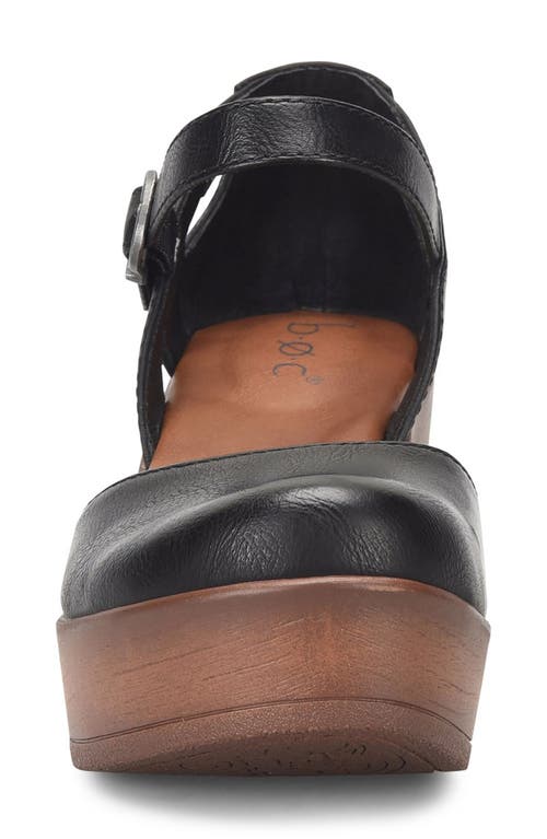 B O C By Børn Derby Wedge Pump In Black