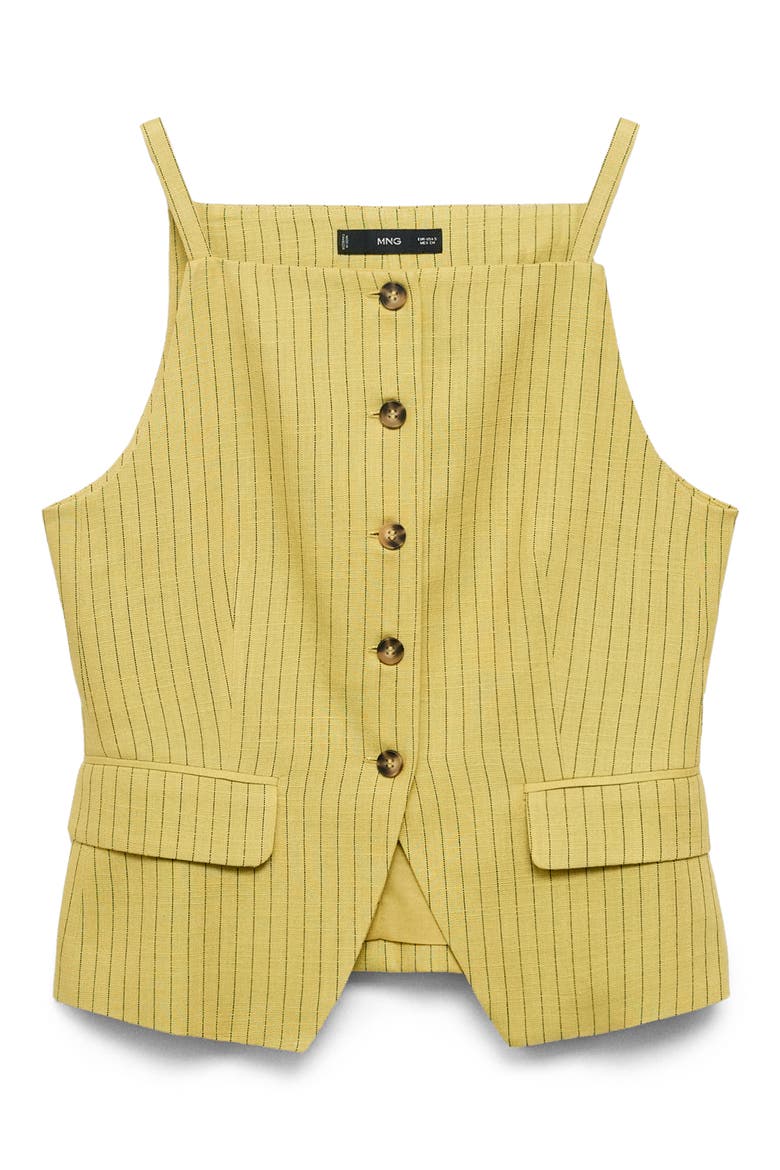 Luca Stripe Vest, Main, color, LIME