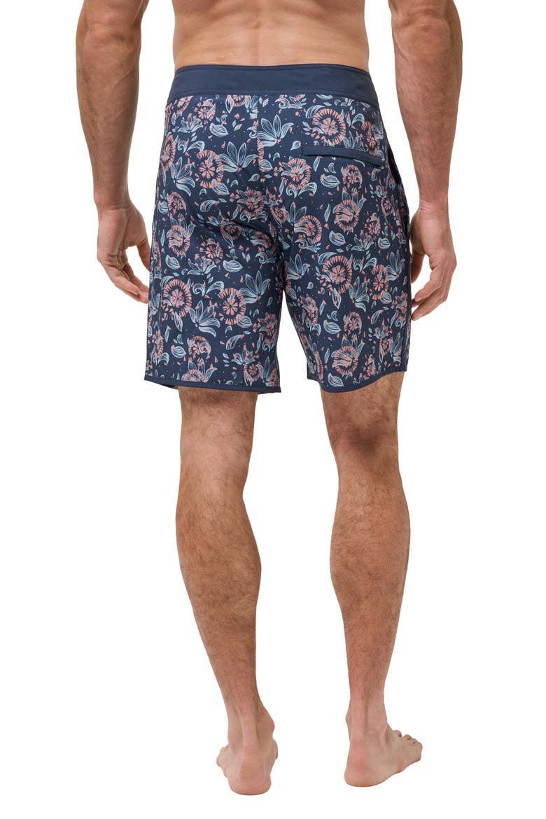 Flourish Board Shorts, Alternate, color, MOOD INDIGO/ VINTAGE INDIGO