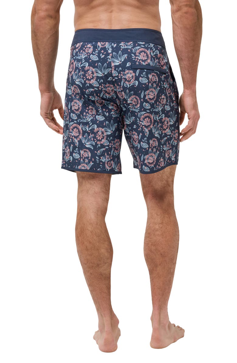 TravisMathew Flourish Board Shorts, Alternate, color, Mood Indigo/ Vintage Indigo