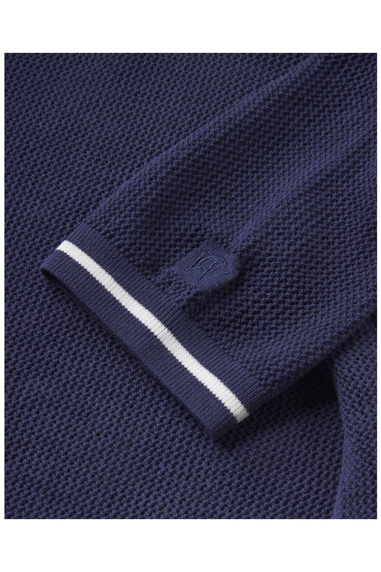 Sydney Cotton Mesh Golf T-Shirt, Alternate, color, LEGACY NAVY WHITE