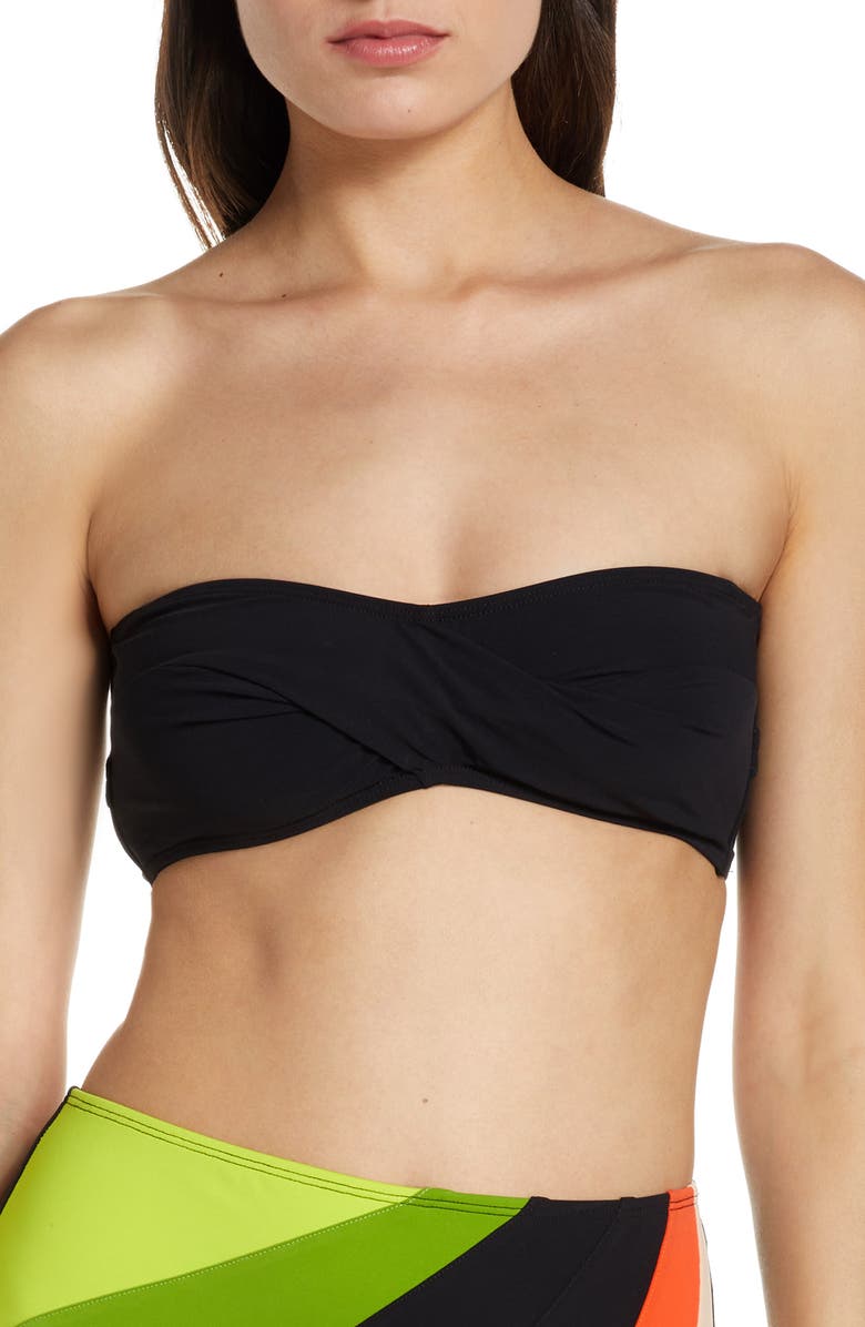 Flagpole Naty Convertible Bandeau Bikini Top, Main, color, 