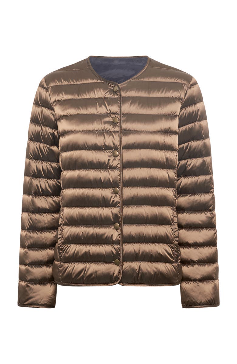 GERARD DAREL Micaela Quilted Reversible Down Jacket, Alternate, color, Cigar