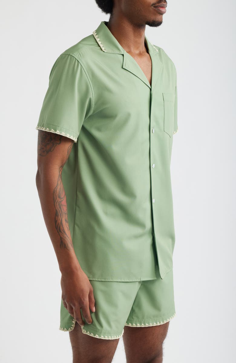 MAVRANS Hotel Stitch Weekend Camp Shirt, Alternate, color, 