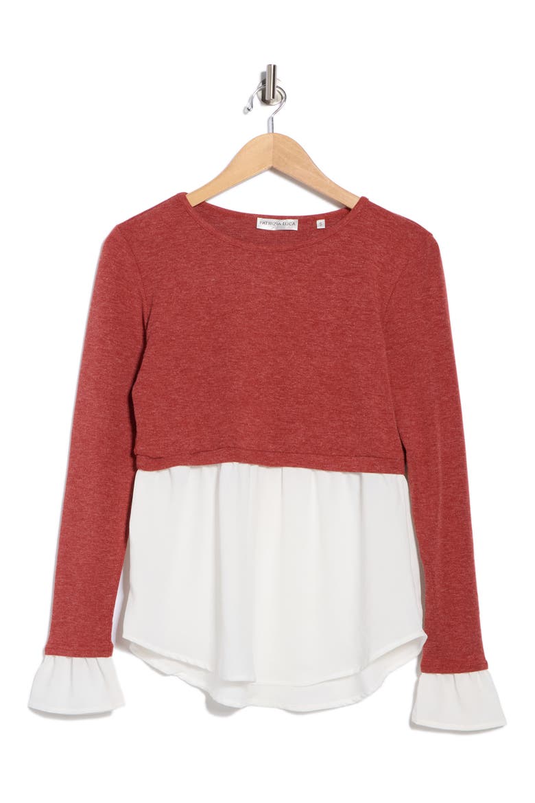 Twofer Top, Alternate, color, RUST