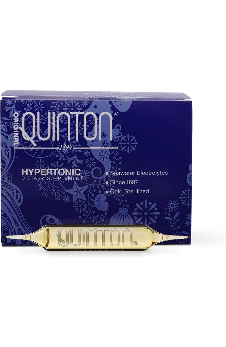 Quicksilver Scientific Original Quinton Hypertonic Sea Water Liquid Supplement, Main, color,