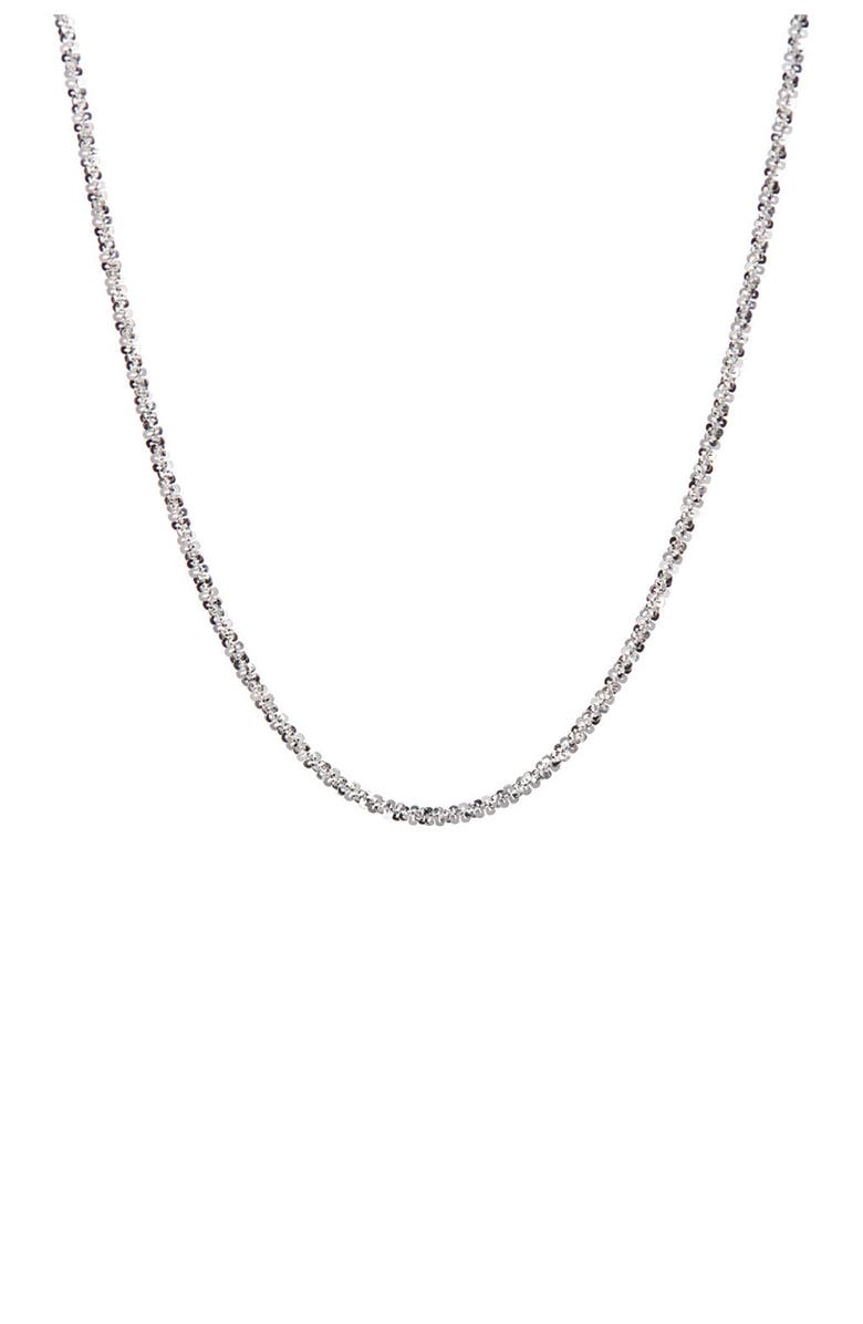 BEST SILVER Sterling Silver Twisted Chain Necklace, Main, color, Silver