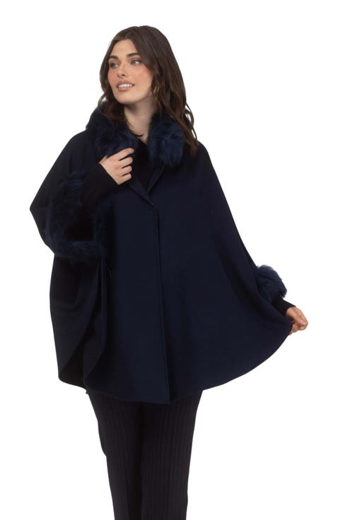Wool And Cashmere Cape