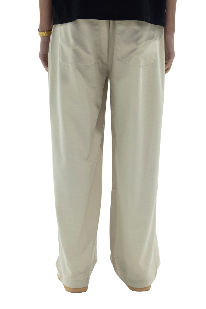 Pleated Slacks, Alternate, color, CREAM