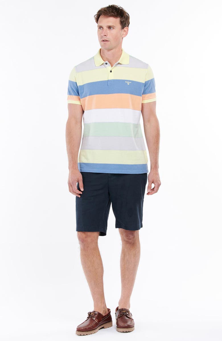 Barbour Linen & Cotton Blend Shorts, Alternate, color, City Navy