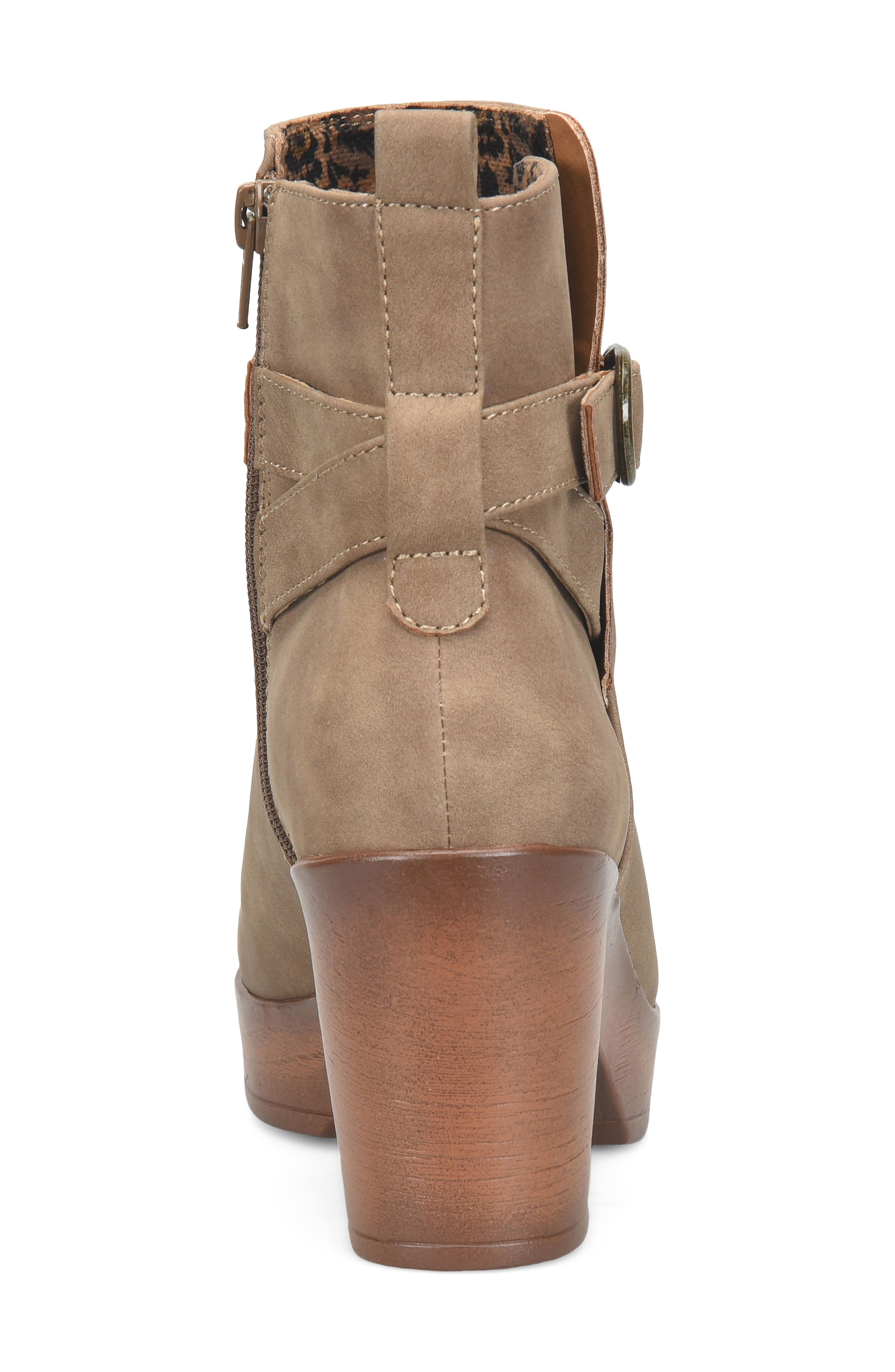 Amira Faux Leather Bootie, Alternate, color, LIGHT TAUPE NUBUCK
