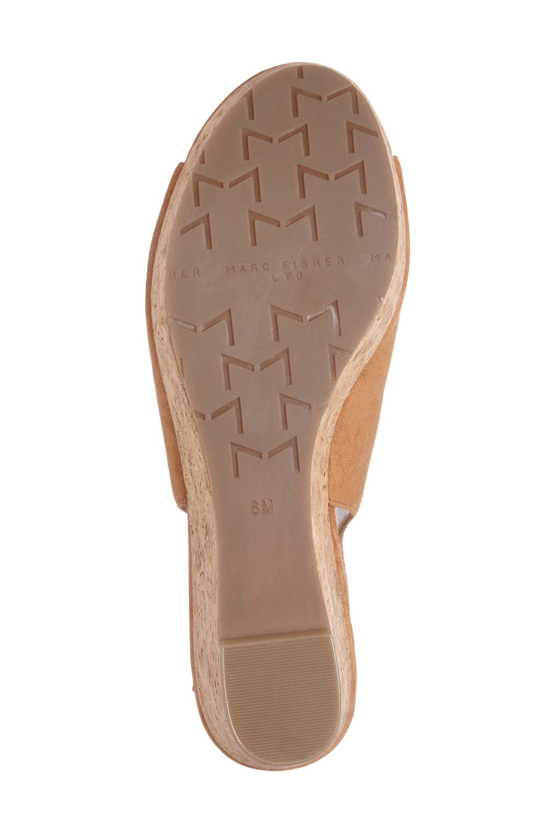 'Sueann' Platform Wedge Sandal, Alternate, color, COGNAC SUEDE