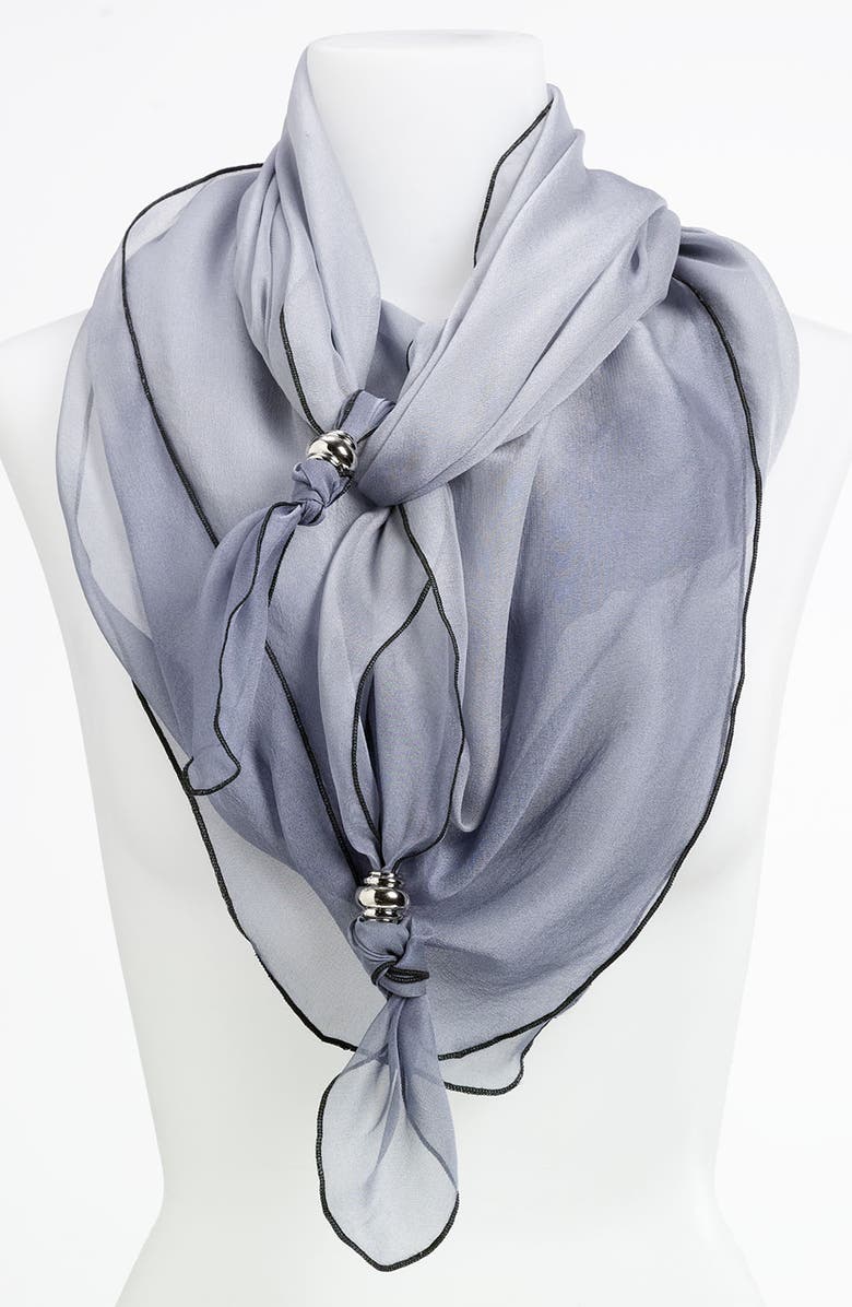 Make + Model Ombré Silk Scarf, Main, color, 