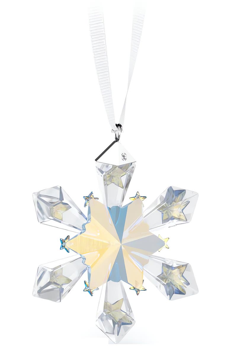 Swarovski Holiday Magic Classics Crystal Star Ornament, Alternate, color, Aurora Borealis