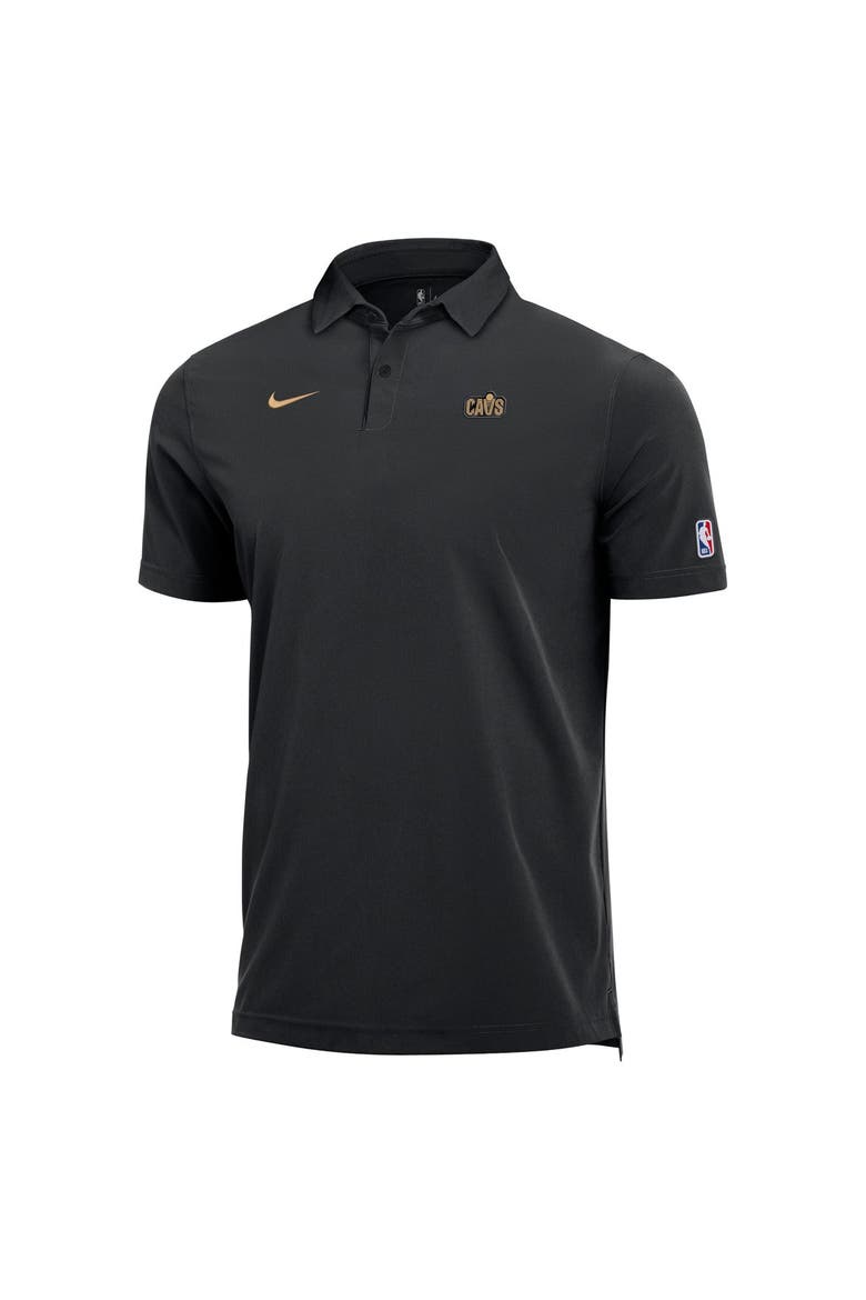 Men's Nike  Black Cleveland Cavaliers 2026/27 Dri-FIT Coaches Polo, Alternate, color, Black