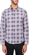 Brooklyn Brigade Plaid 4-Way Stretch Performance Long Sleeve Shirt