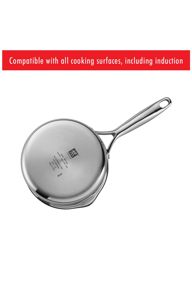 Energy Plus 10-Piece Nonstick Cookware Set, Alternate, color, STAINLESS STEEL