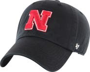 '47 Men's '47 Black Nebraska Huskers Clean Up Adjustable Hat