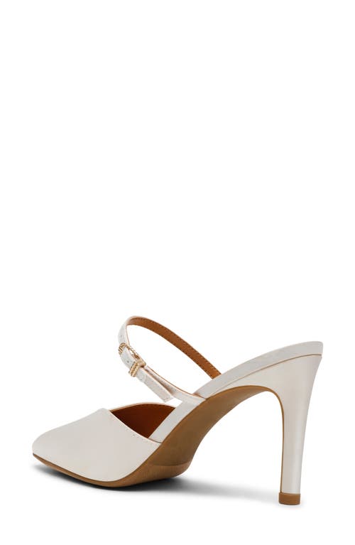 Dolce Vita Dv By Elegant Mule Pump In Ivory Satin
