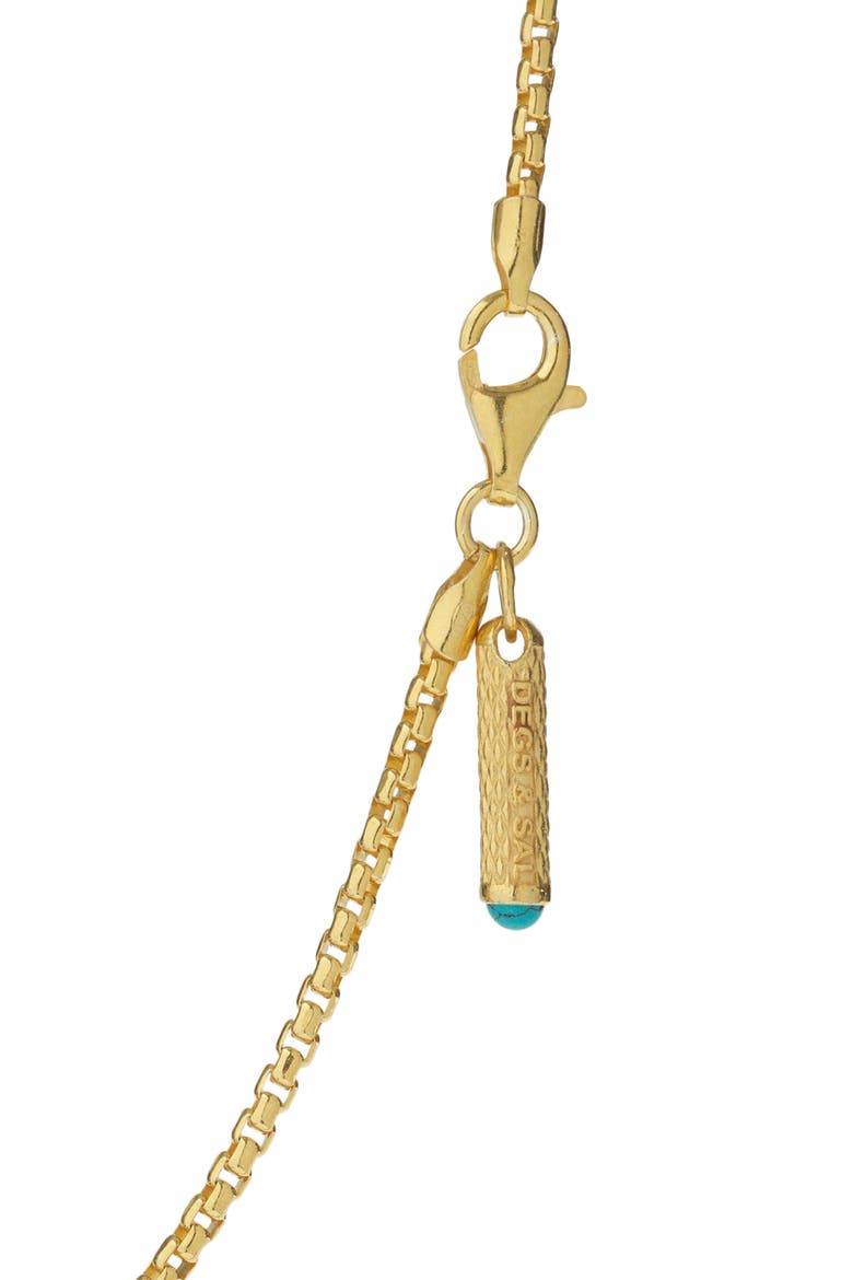 Box Chain Necklace, Alternate, color, GOLD