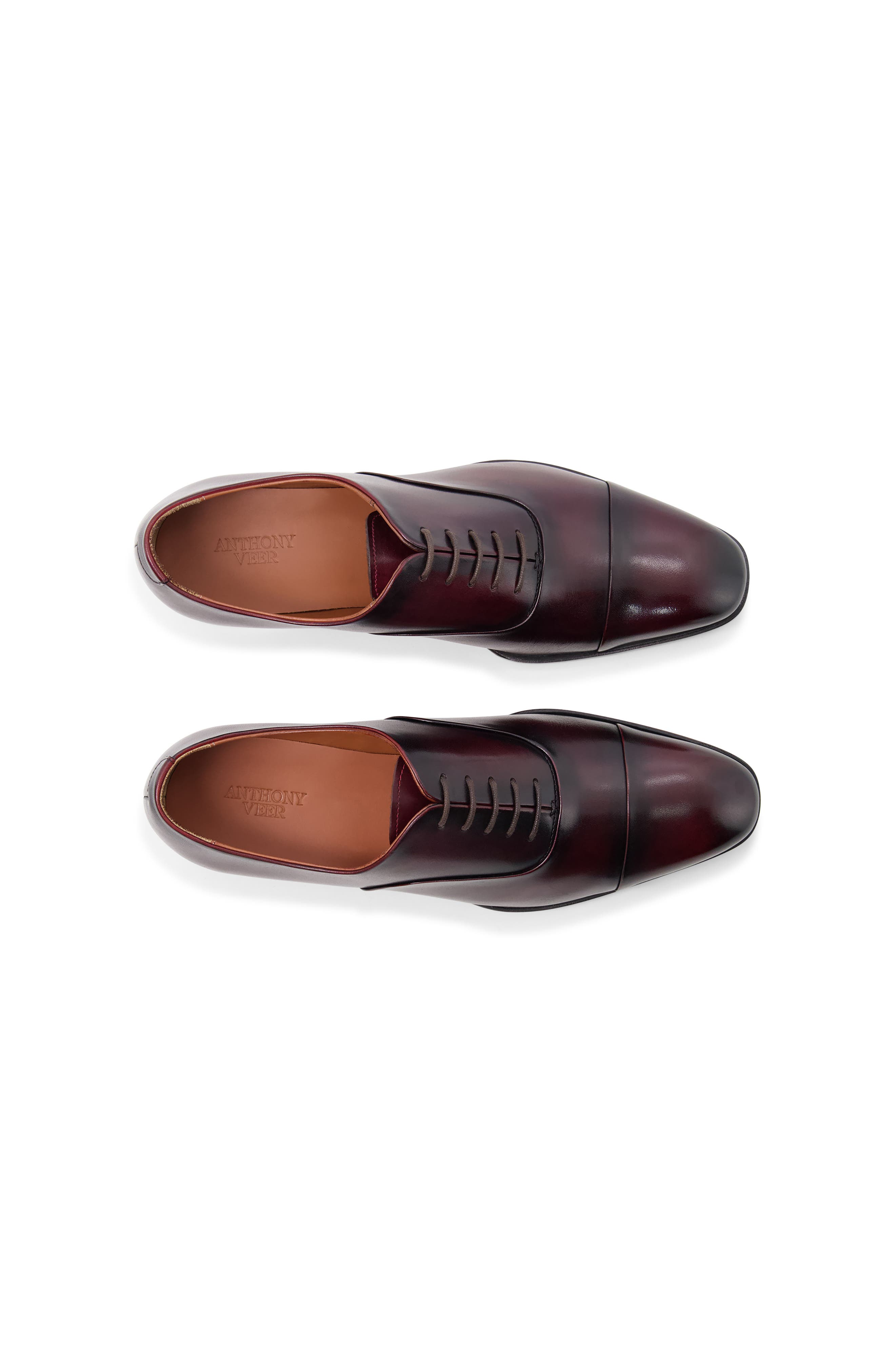 Genoa Cap-toe Oxford, Alternate, color, Chestnut Depth Brown Leather