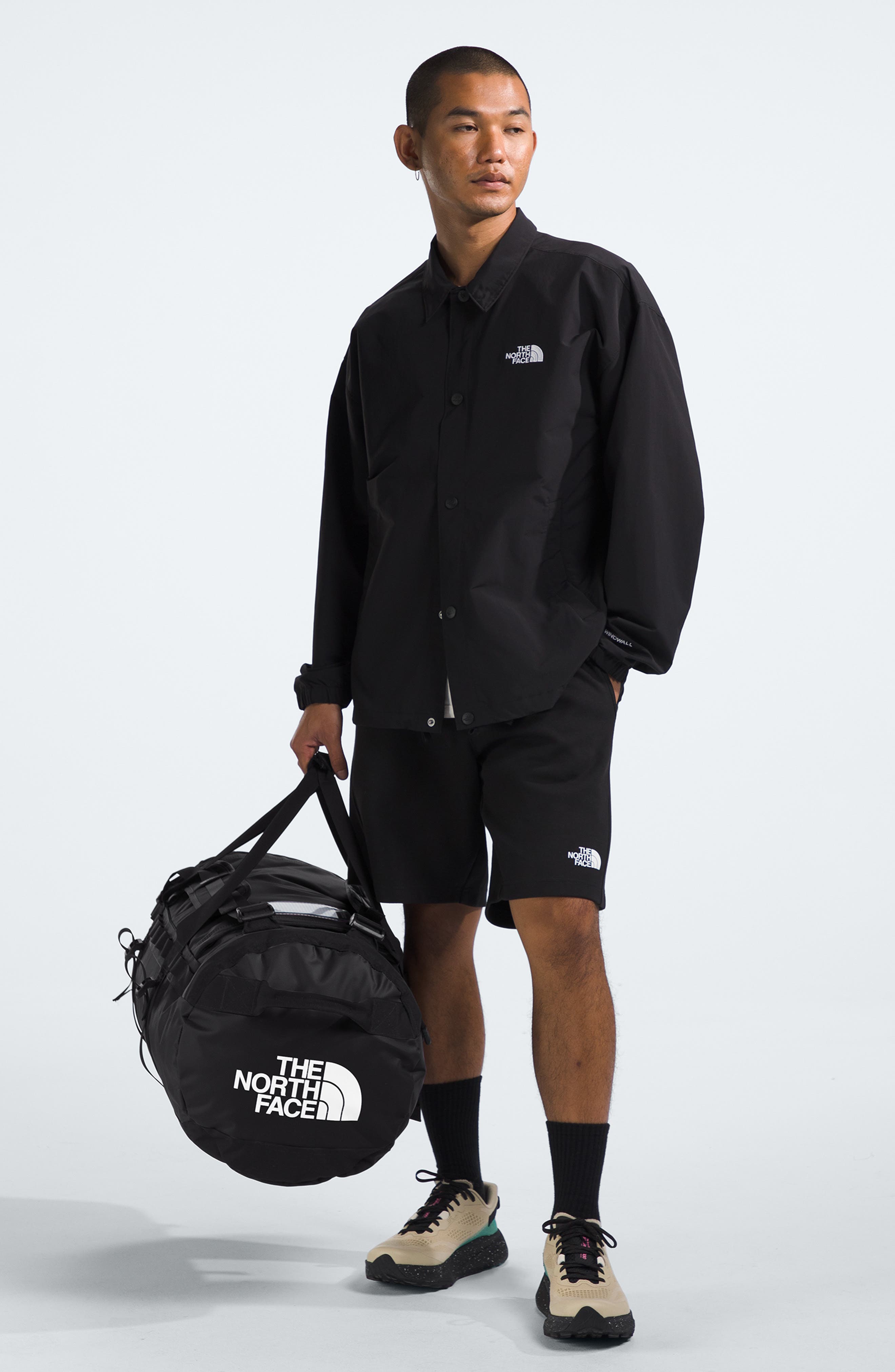 The North Face Base Camp Medium Duffle, Alternate, color, Tnf Black-Tnf White-