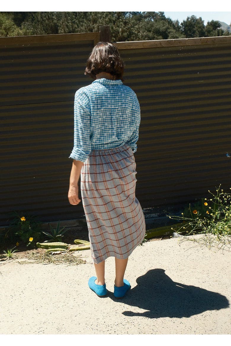 Rara Reversible Midi Skirt, Alternate, color, Eyeshadow