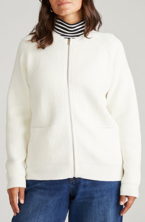 Vicki Zip-Up Cardigan (Plus)
