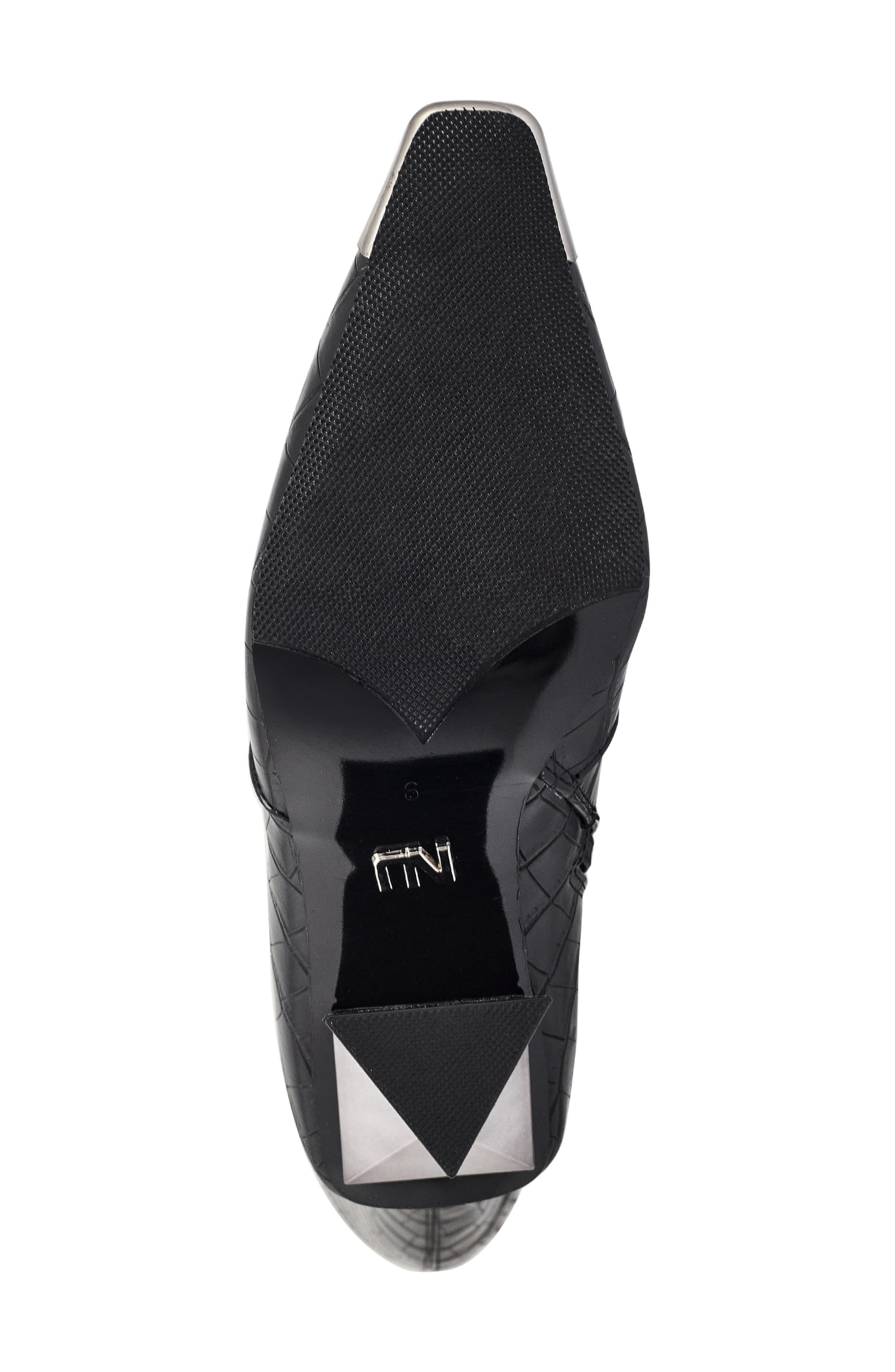 NINETY UNION Jada Metal Cap Toe Tall Boot, Alternate, color, Black